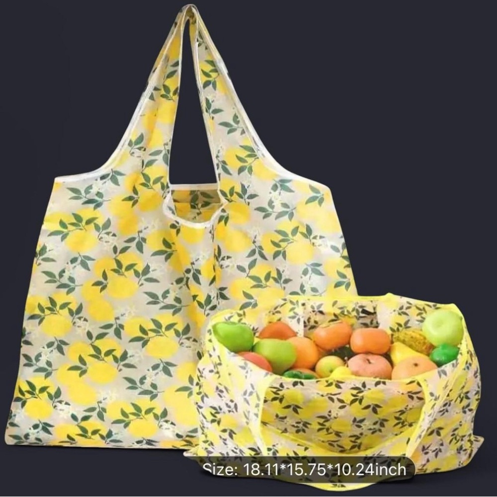 Lemon Yellow Reusable Bag NEW